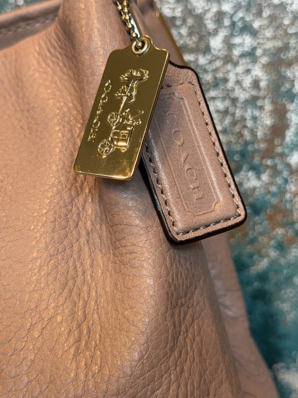 Coach Classic Madison Phoebe Taupe Leather Shoulder Bag 2013 (VGUC) - Picture 10 of 16